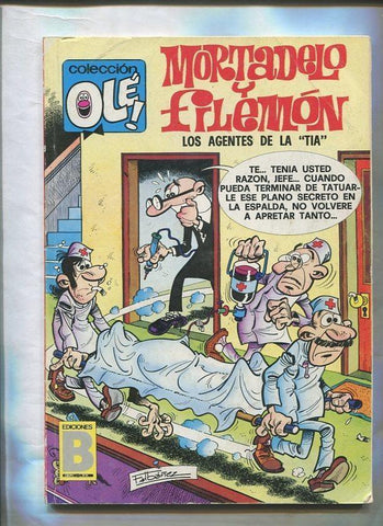 Coleccion Ole numero M.223/124-Mortadelo y Filemon: Los agentes de la T.I.A