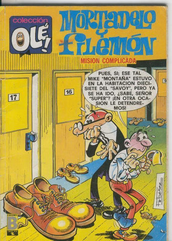 Coleccion Ole numero 154-M.117: Mortadelo y Filemon: Mision complicada