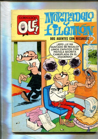 Coleccion Ole numero 018: Mortadelo y Filemon: Dos agentes con recursos (numeracion en el lomo)
