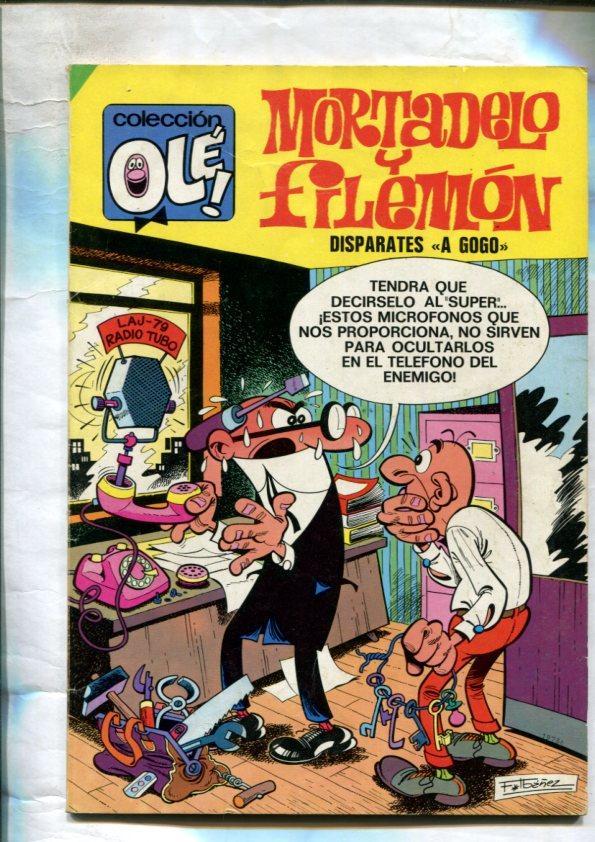 Coleccion Ole numero 090: Mortadelo y Filemon: Disparates a Gogo (sexta edicion abril 1984)