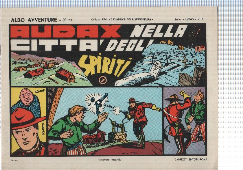 Comic Albo Avventure num 31: Audax num 07 - Nella citta degli spiriti