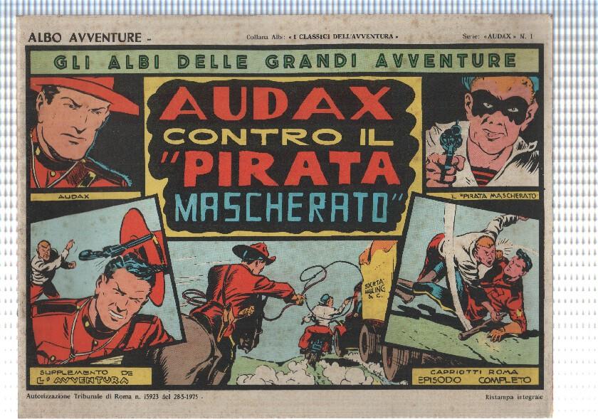 Comic Albo Avventure: Audax num 01 - Audax contro il Pirata Mascherato. Supplemento de Lavventura