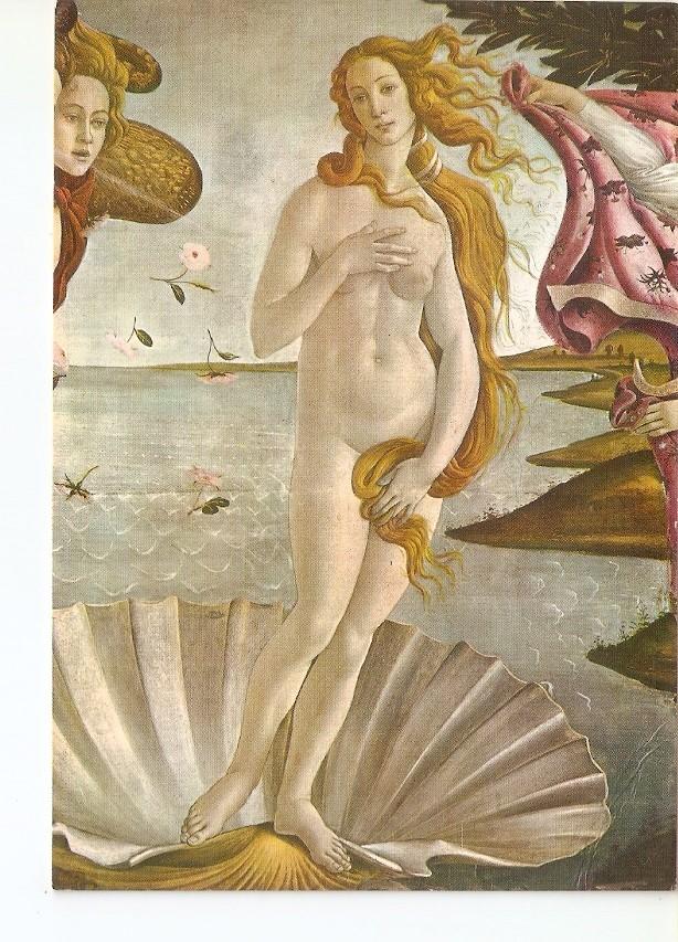 Postal 035073 : Firenze. Galleria Uffizi. Botticelli (Alessandro di Mariano Filipepi detto). The Birth of Venus 