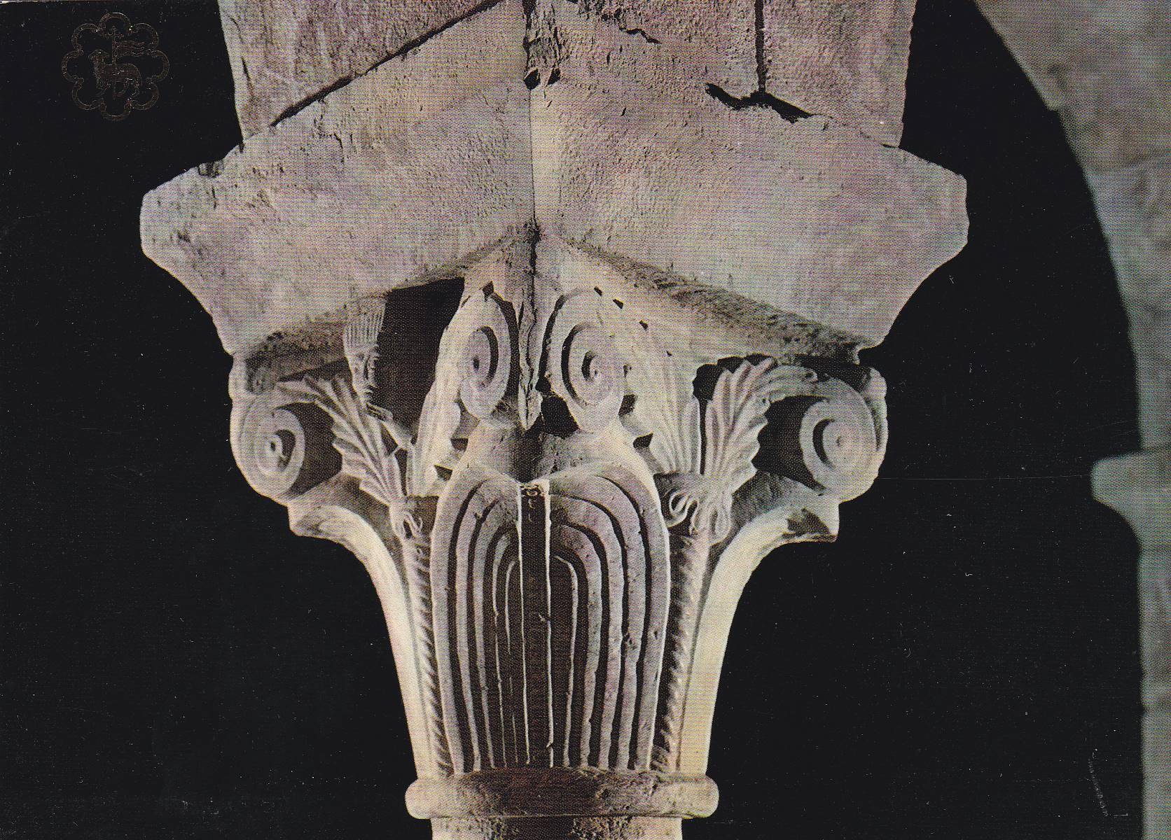 POSTAL B6104: SAINT MICHEL DE CUXA: DETALLE COLUMNA