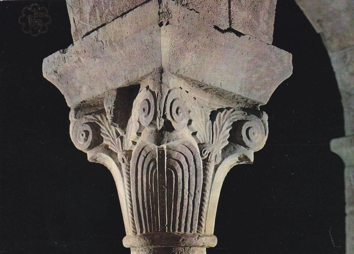 POSTAL B6104: SAINT MICHEL DE CUXA: DETALLE COLUMNA