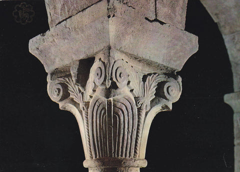 POSTAL B6104: SAINT MICHEL DE CUXA: DETALLE COLUMNA