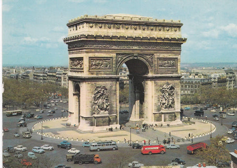 POSTAL B6111: PARIS: ARCO DE TRIUMFO