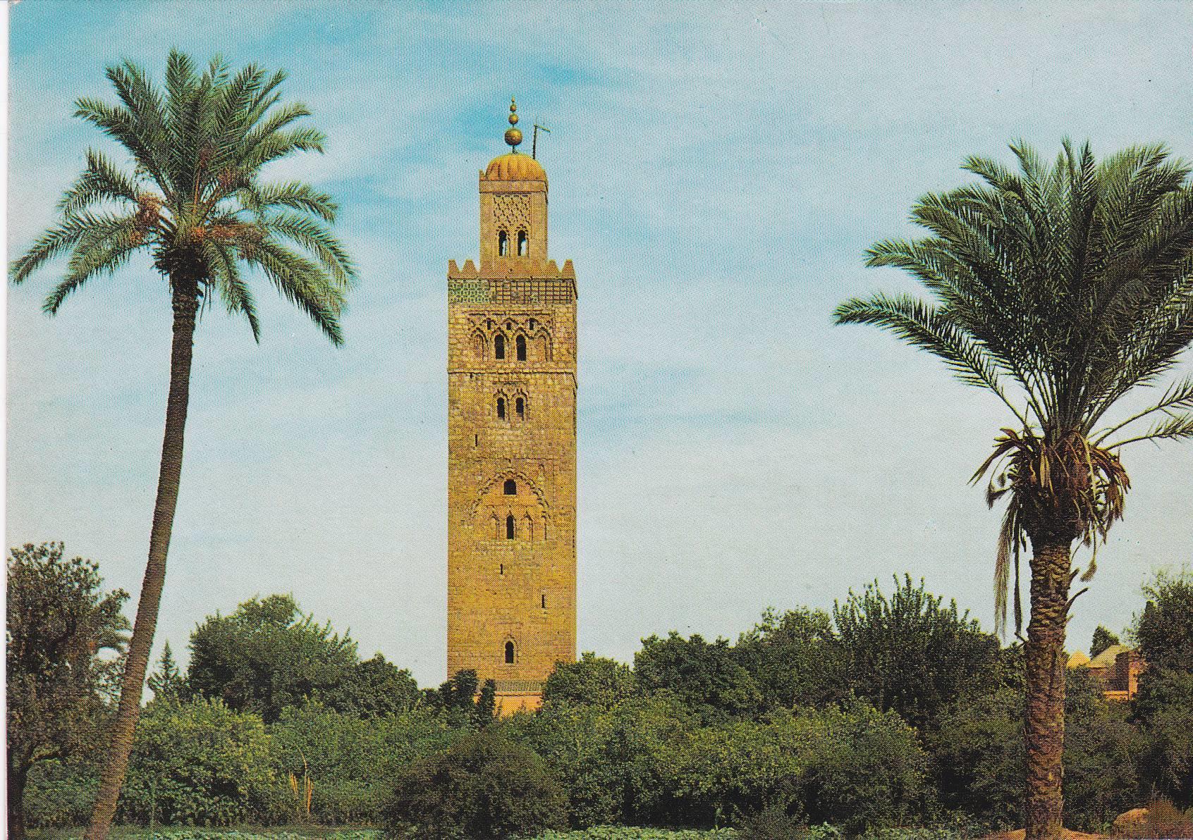 POSTAL B6137: MARRAKECH: MINARET SXII