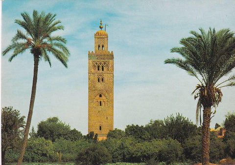POSTAL B6137: MARRAKECH: MINARET SXII