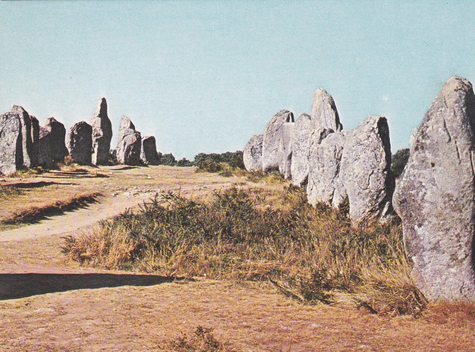 POSTAL B6138: CARNAC: ARTE PREHISTORICO