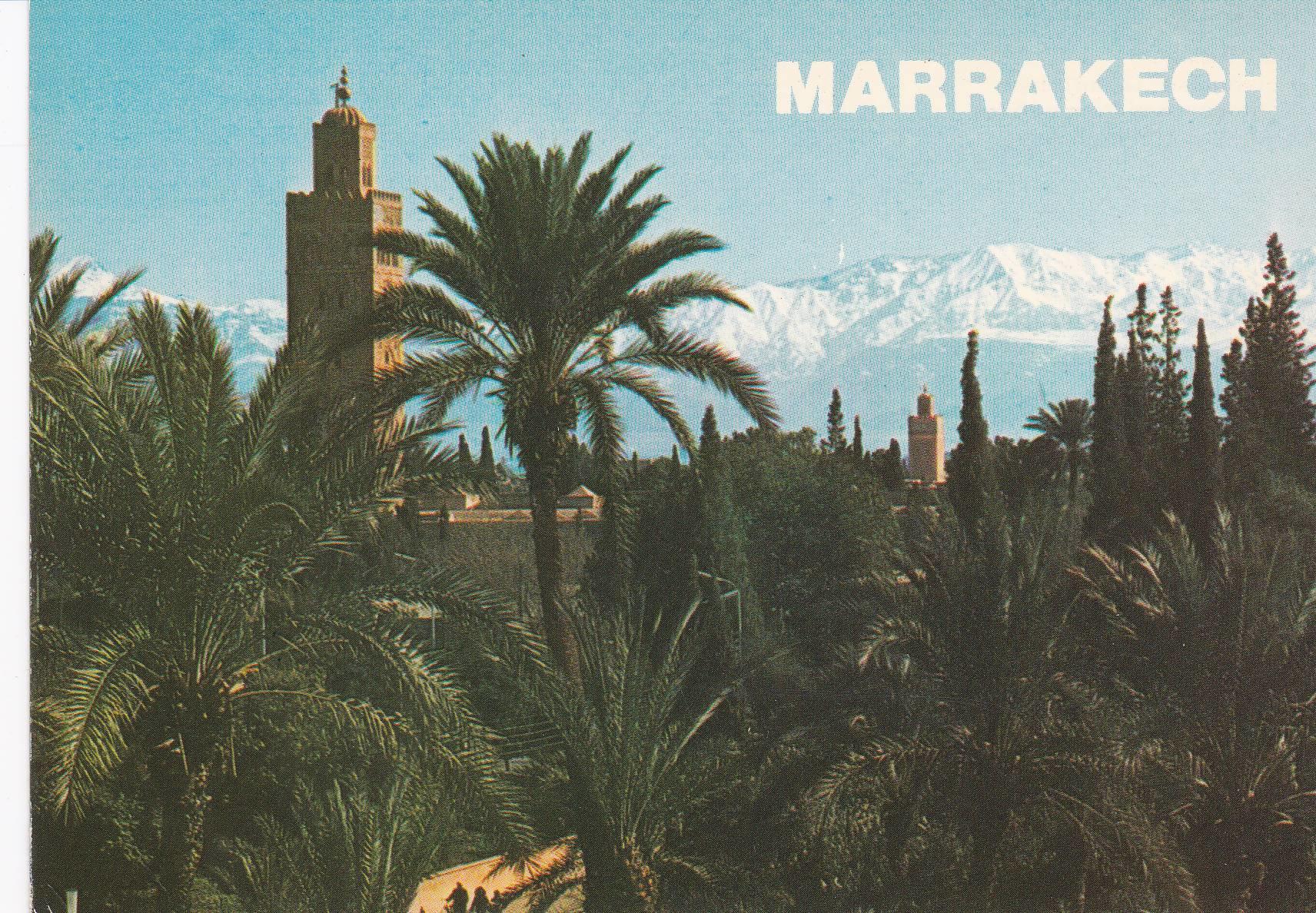 POSTAL B6152: MARRAKECH: KOUTOUBIA