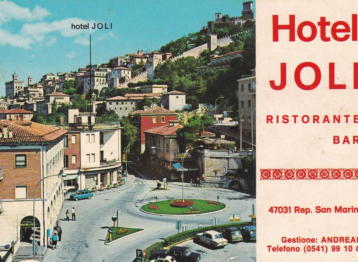 POSTAL B6171: SAN MARINO: HOTEL JOLI