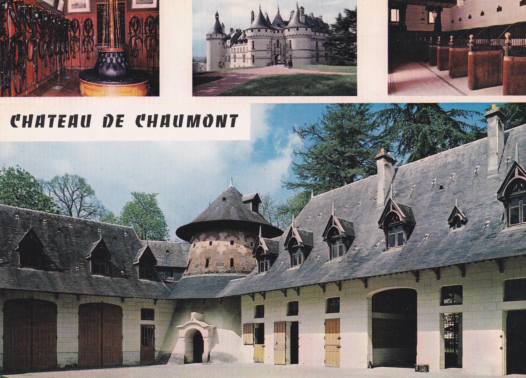 POSTAL B6185: TOURAINE: CHAUMONT