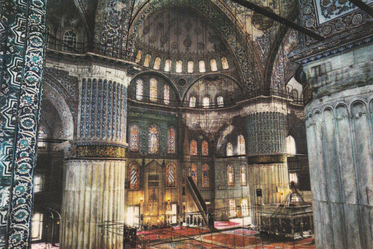 POSTAL B6192: ESTAMBUL: MEZQUITA SULTANAHMET