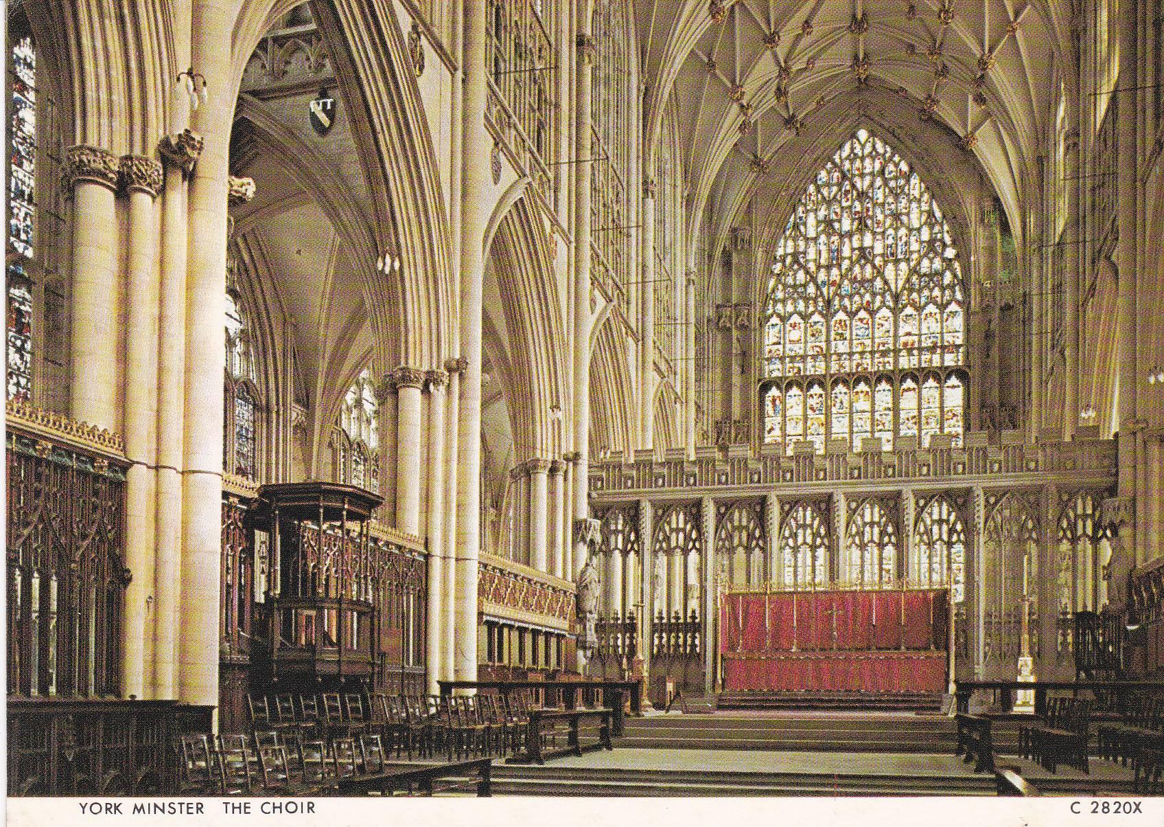 POSTAL B6209: GRAN BRETAÑA: CAPILLA YORK MINSTER