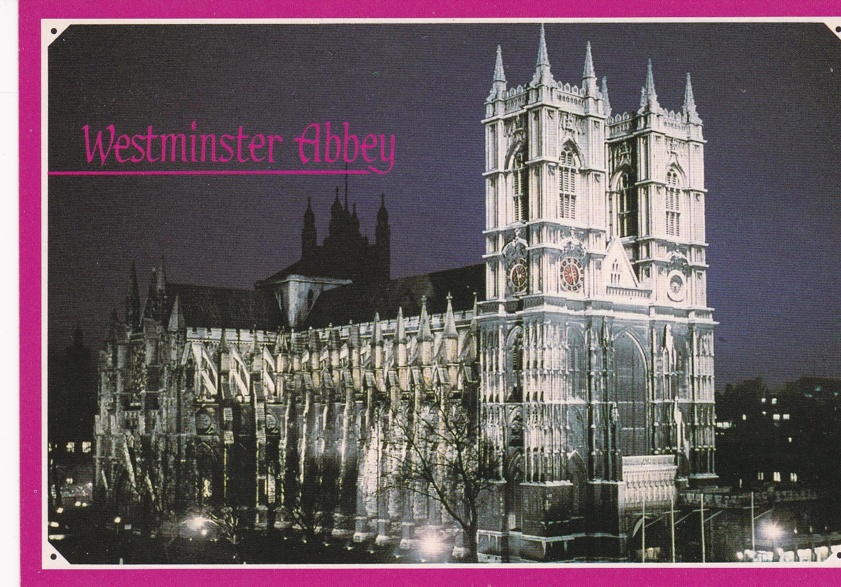 POSTAL B6210: LONDRES: WESTMINSTER ABBEY