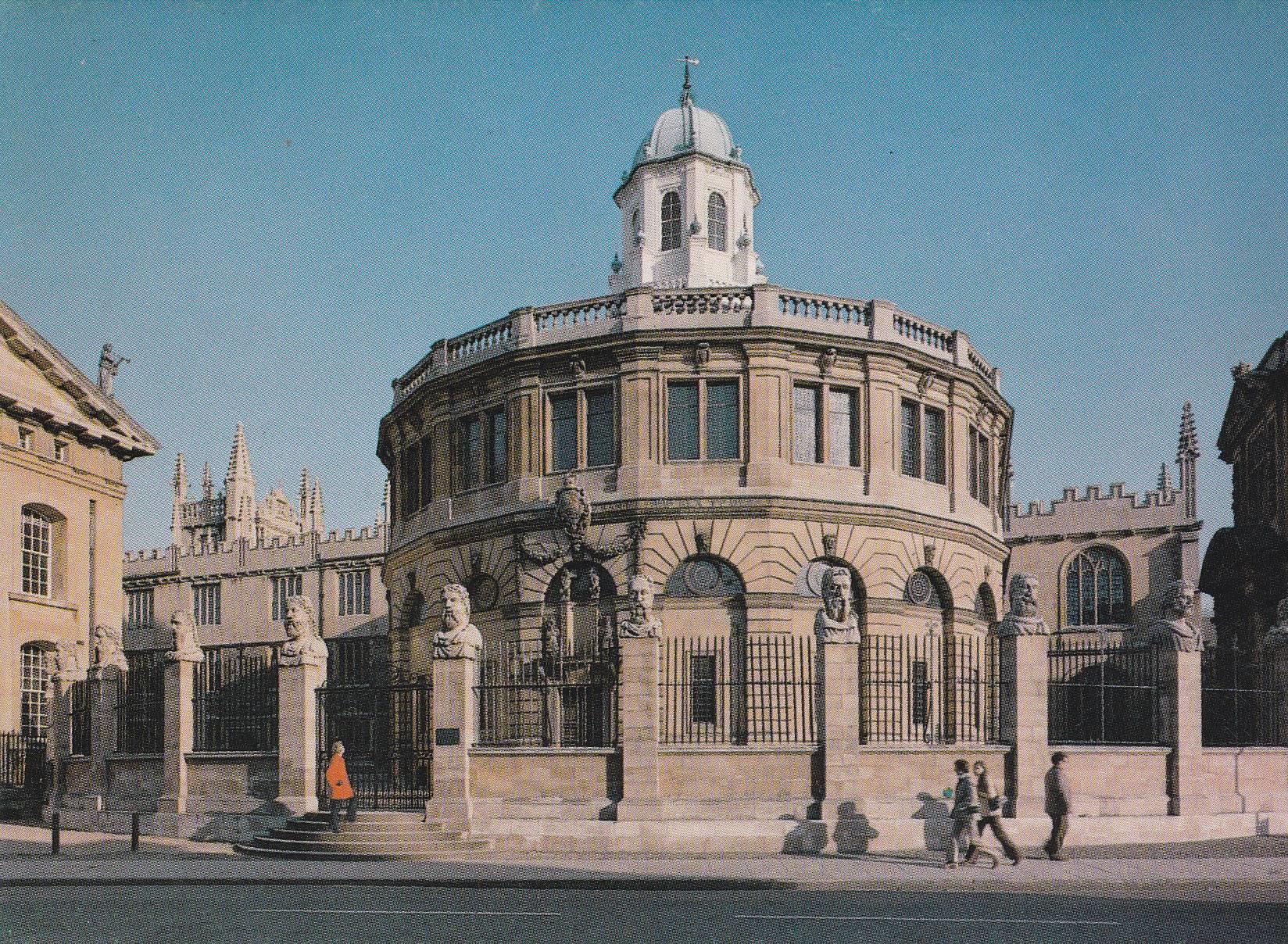 POSTAL B6214: OXFORD: THE SHELDONIAN THEATRE