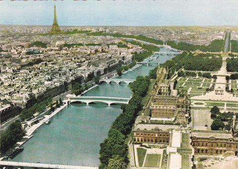 POSTAL B6217: PARIS: VISTA AEREA