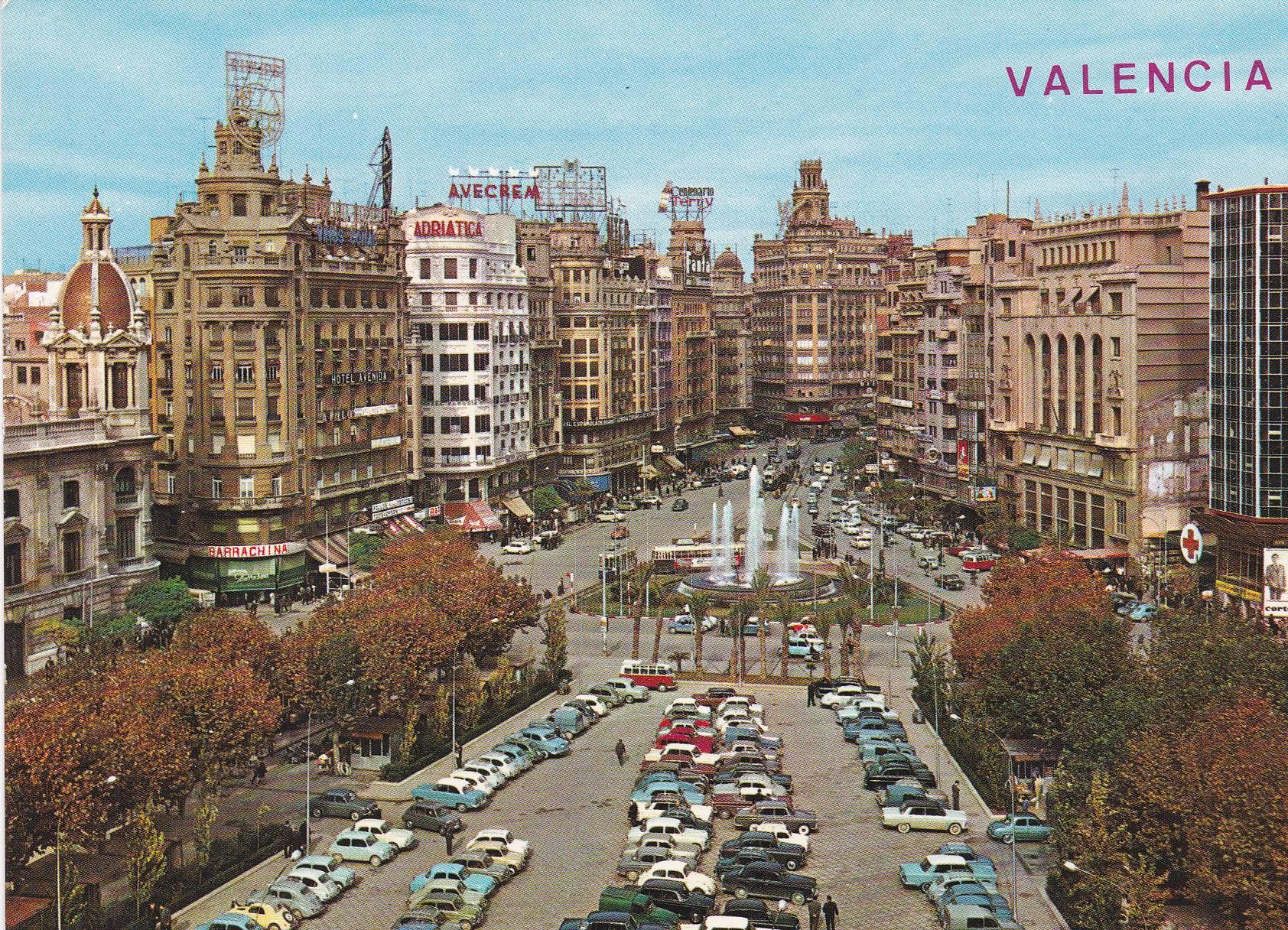 POSTAL B6253: VALENCIA: PLAZA DEL CAUDILLO