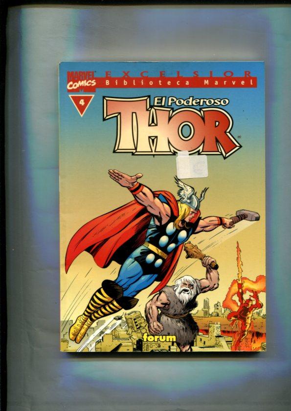 Excelsior Biblioteca Marvel: El Poderodo Thor numero 04: Thor y Loki atacan la raza humana