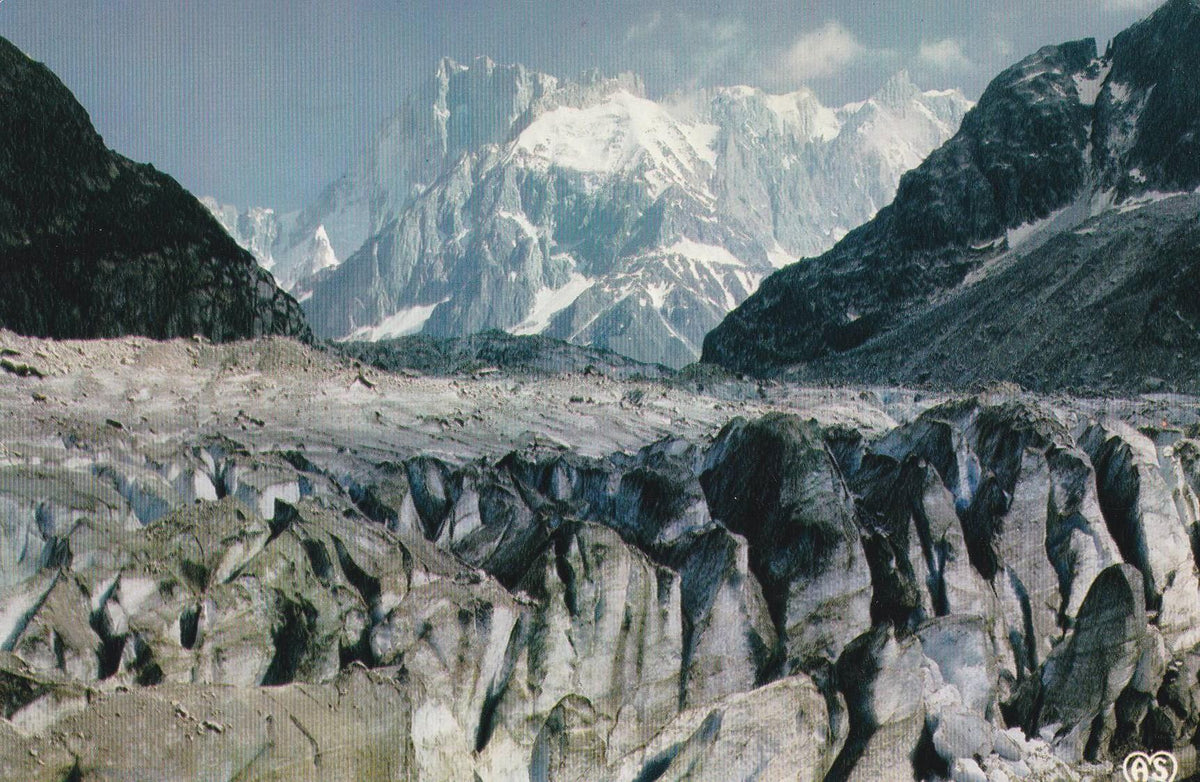 POSTAL B6277: FRANCIA: MONTBLANC. PANORAMICA