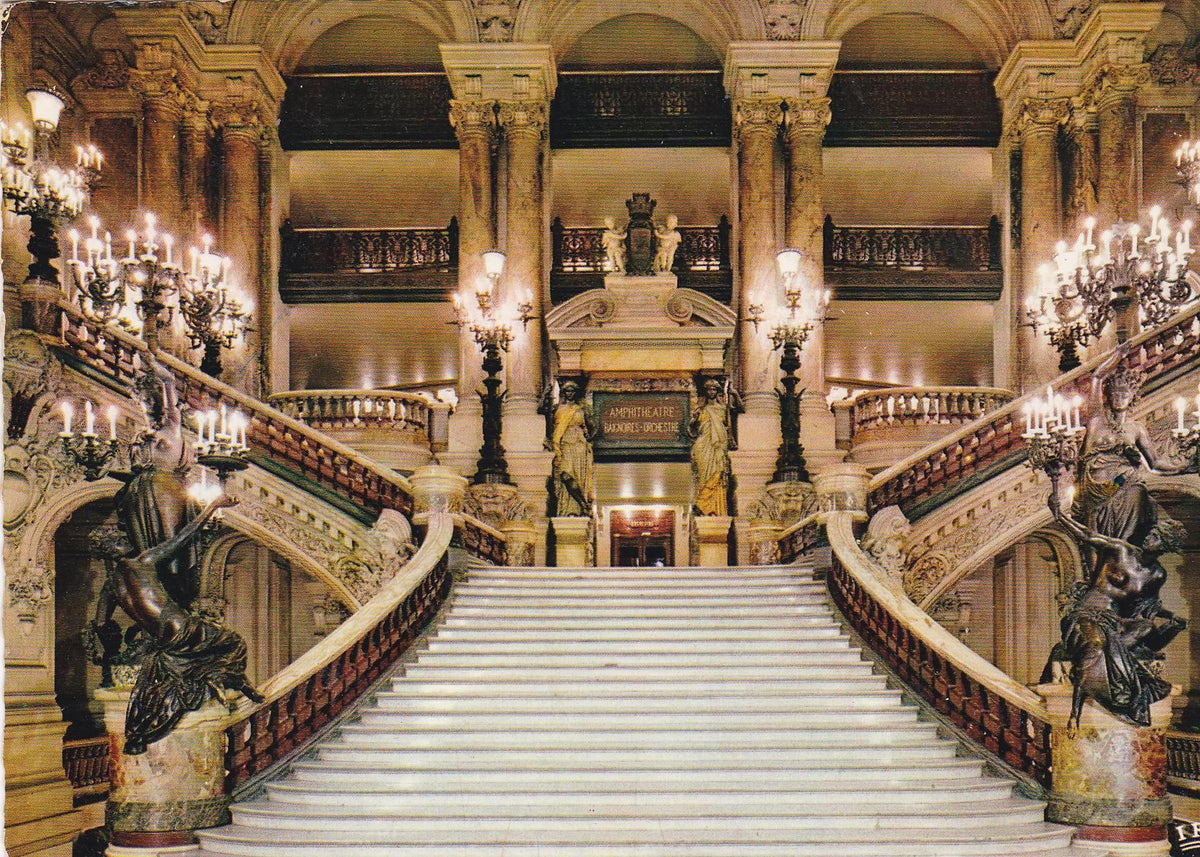 POSTAL B6304: PARIS: TEATRO DE LA OPERA