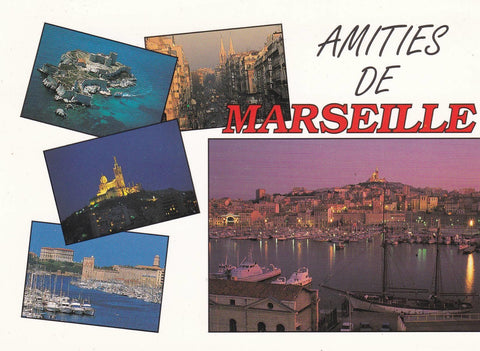 POSTAL B6310: MARSELLA: BOUCHES DU RHONE