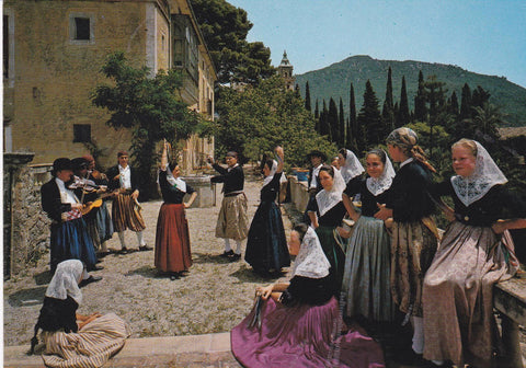 POSTAL B6380: VALLDEMOSA: BAILES TIPICOS