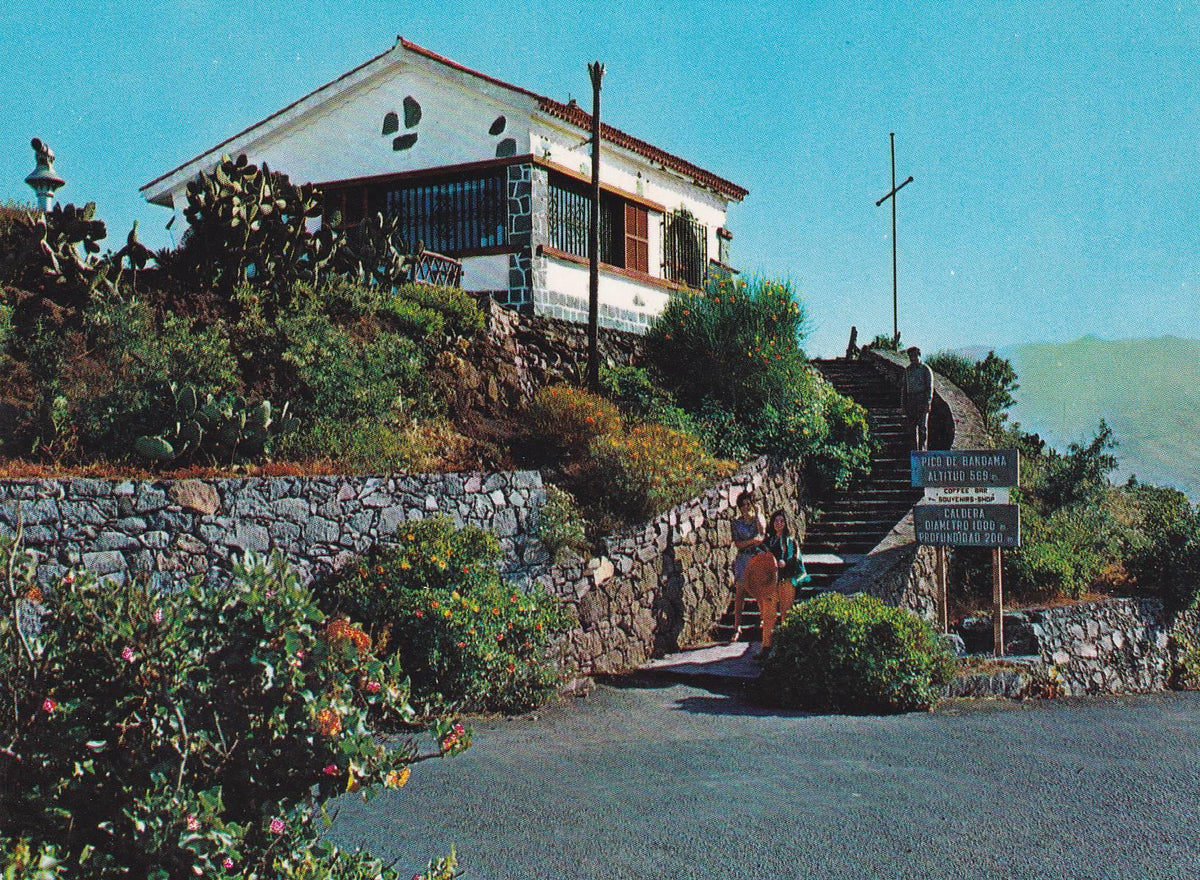 POSTAL B6390: GRAN CANARIA: MIRADOR PICO DE BANDAMA