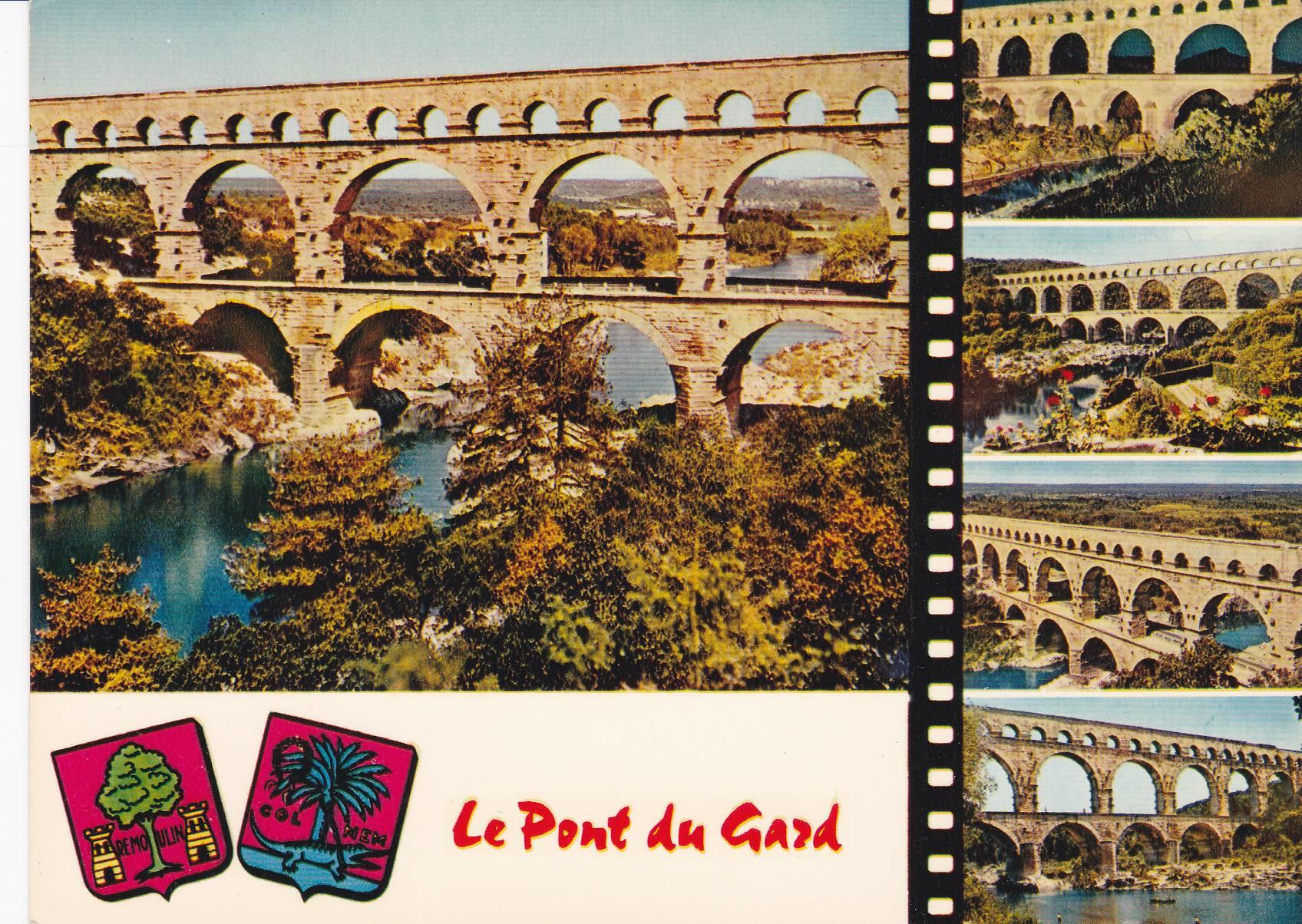 POSTAL: B6396: LE PONT DU GARD. FRANCIA