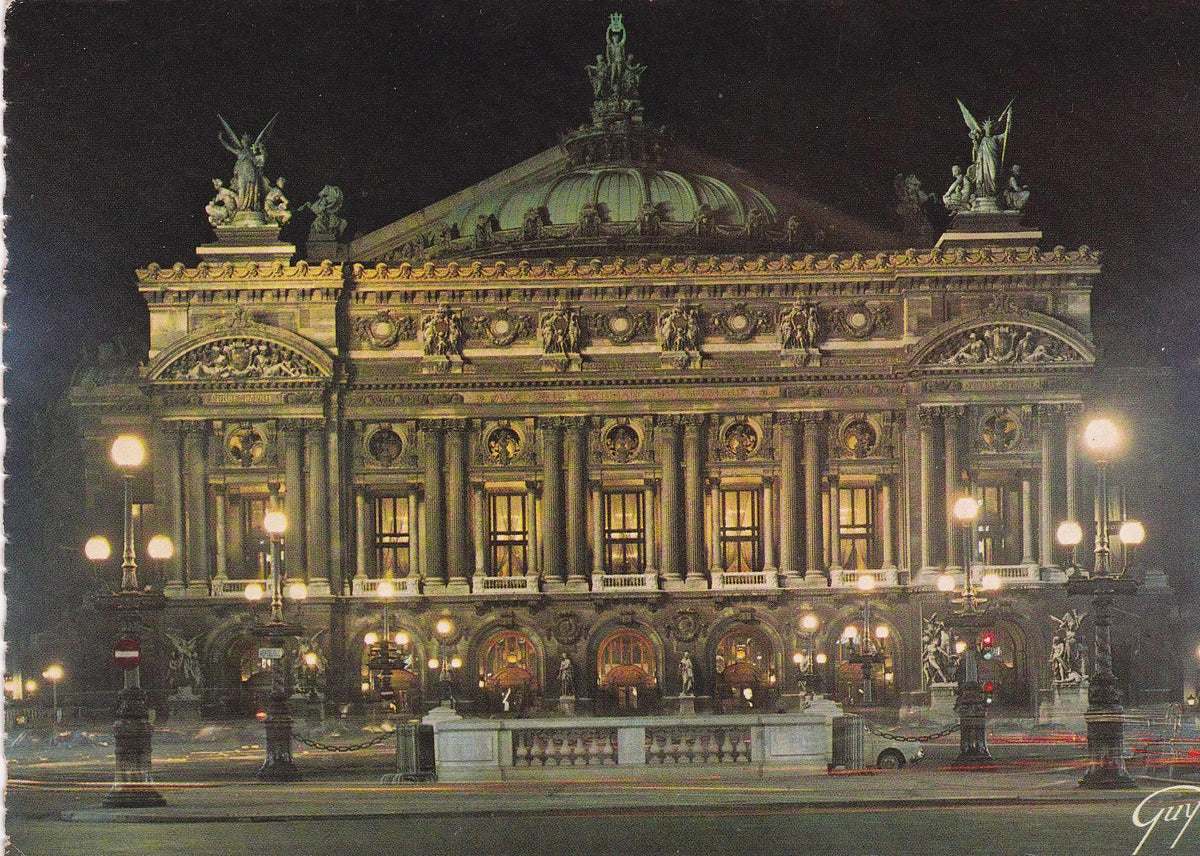 POSTAL B6402: PARIS: TEATRO DE LA OPERA
