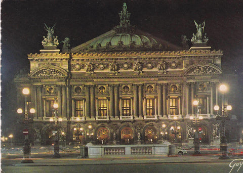 POSTAL B6402: PARIS: TEATRO DE LA OPERA