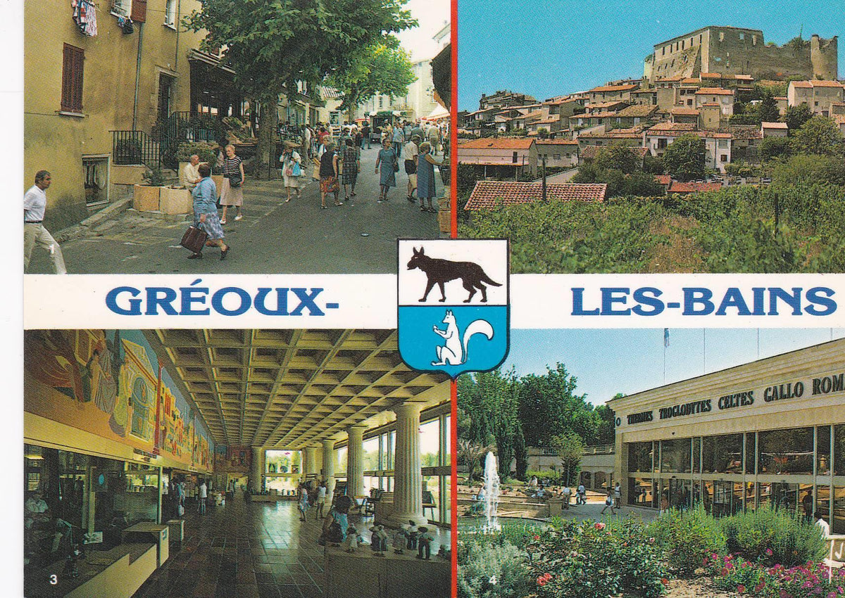 POSTAL B6404: GREOUX LES BAINS