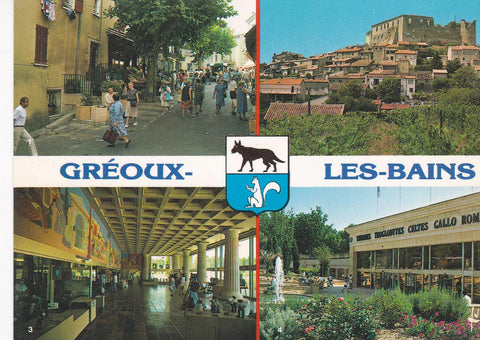 POSTAL B6404: GREOUX LES BAINS