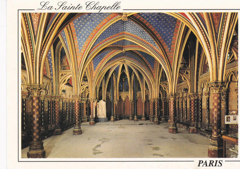 POSTAL B6406: PARIS: LA SAINTE CHAPELLE