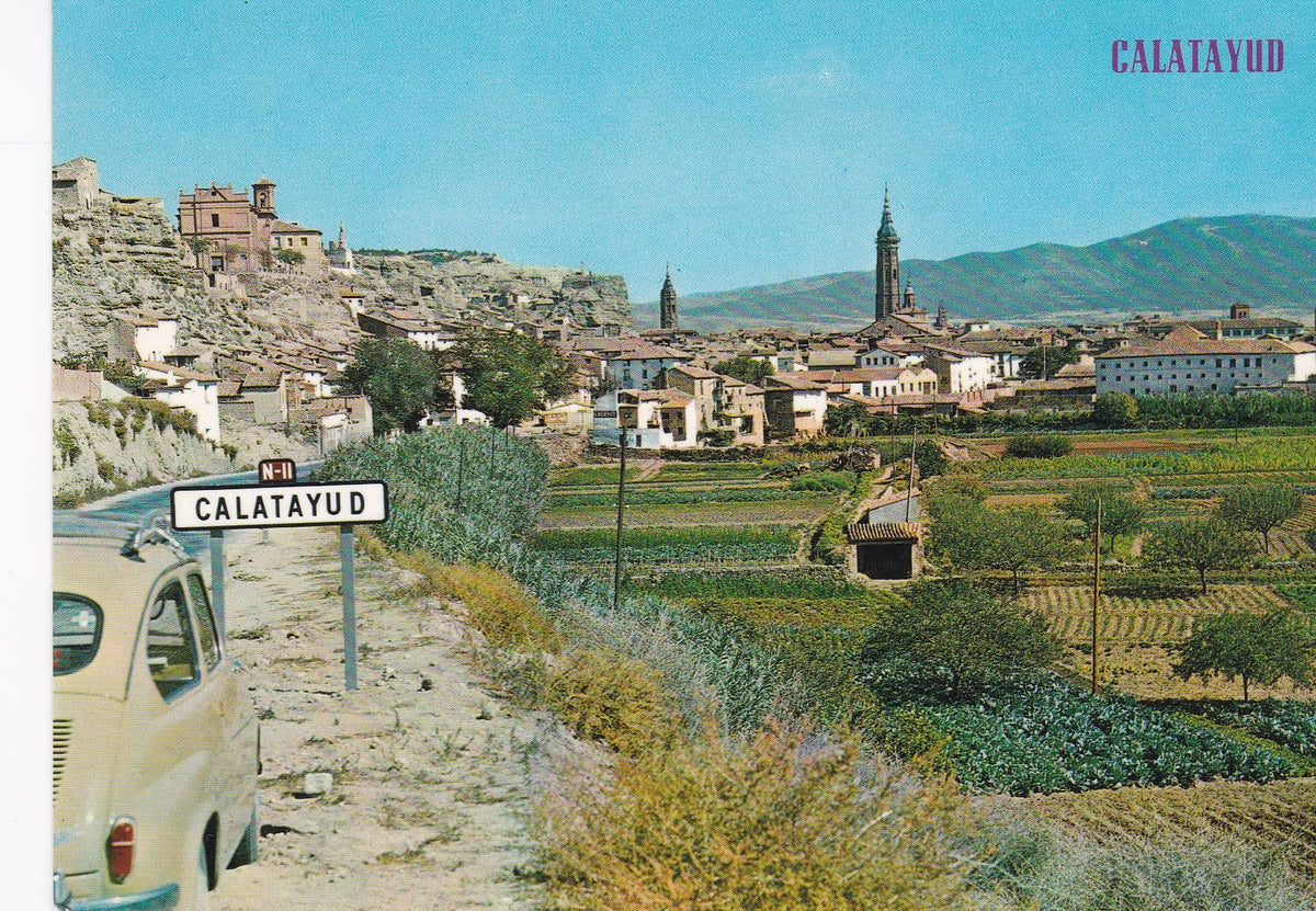 POSTAL B6411: CALATAYUD: VISTA PARCIAL