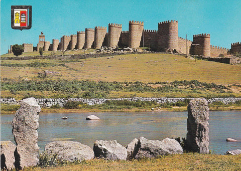 POSTAL B6413: AVILA: VISTA PARCIAL MURALLA