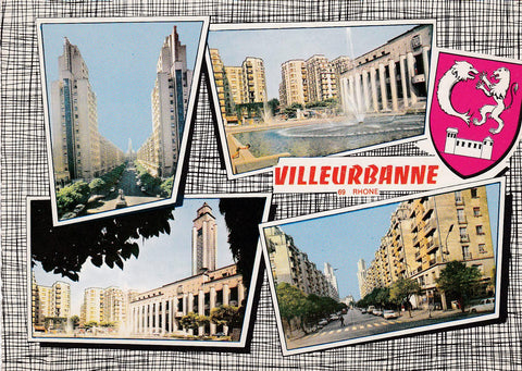 POSTAL B6423: FRANCIA: VILLEURBANNE