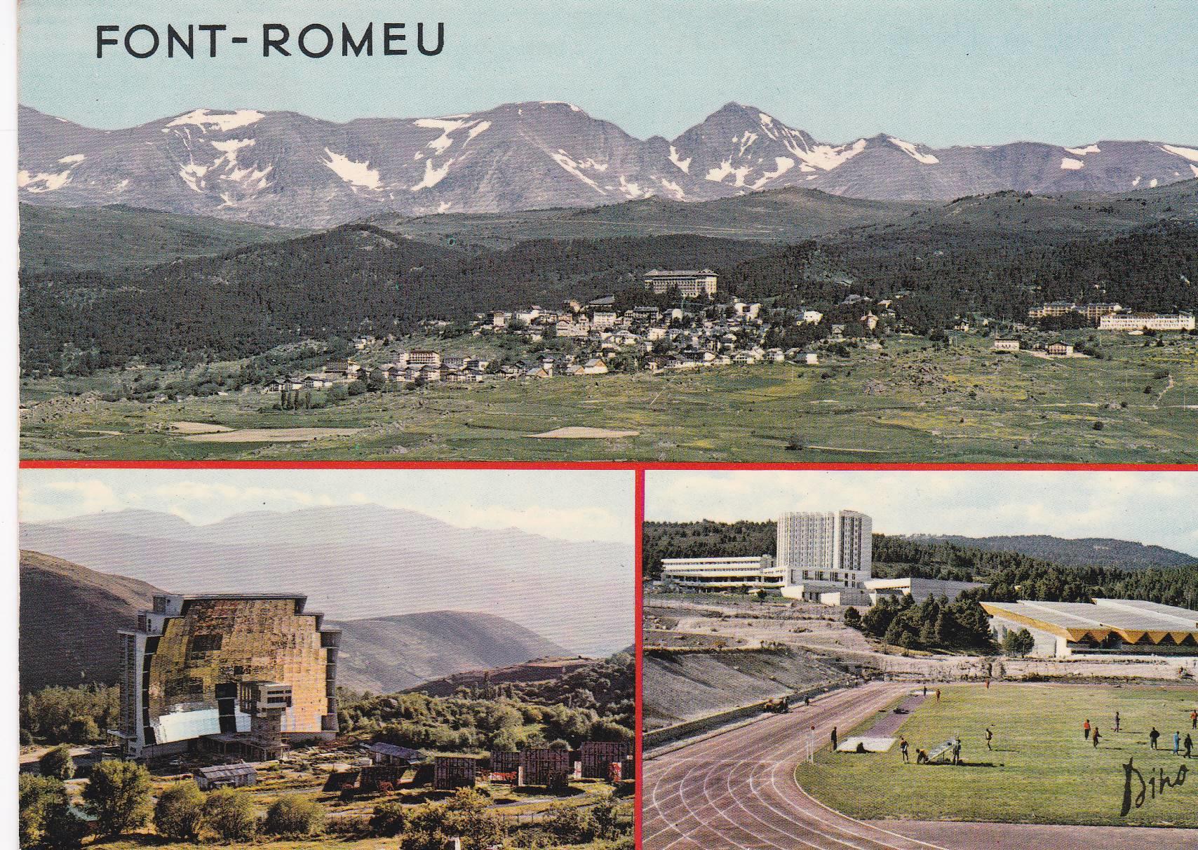 POSTAL B6424: PIRINEOS: FONT ROMEU