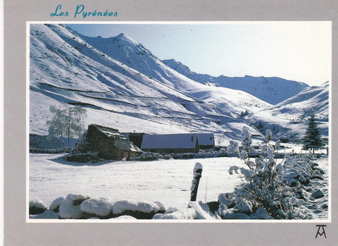 POSTAL B6425: PIRINEOS: VISTA PARCIAL PUESTA DE SOL