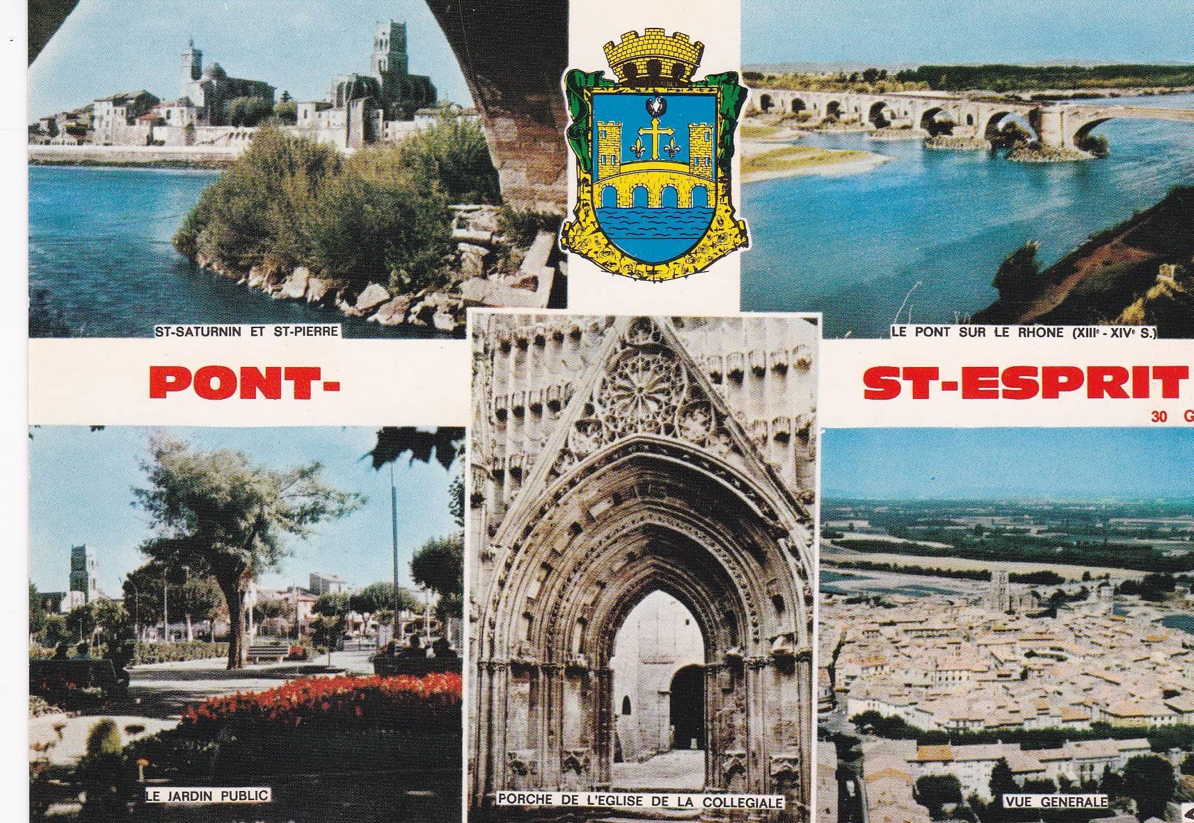POSTAL B6433: PONT ST ESPRIT