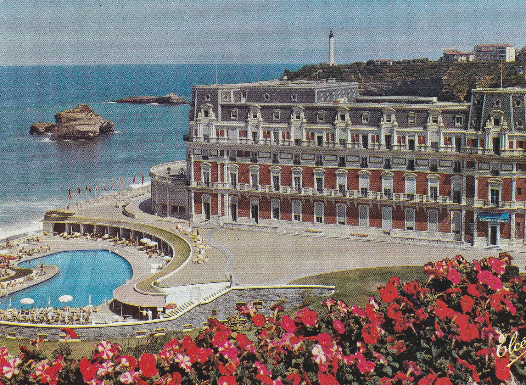 POSTAL B6453: BIARRITZ: HOTEL DU PALAIS