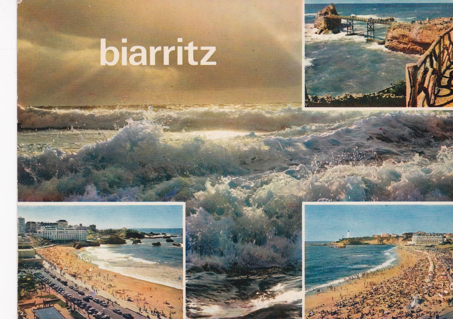 POSTAL B6460: BIARRITZ: LE ROCHER DE LA VIERGE