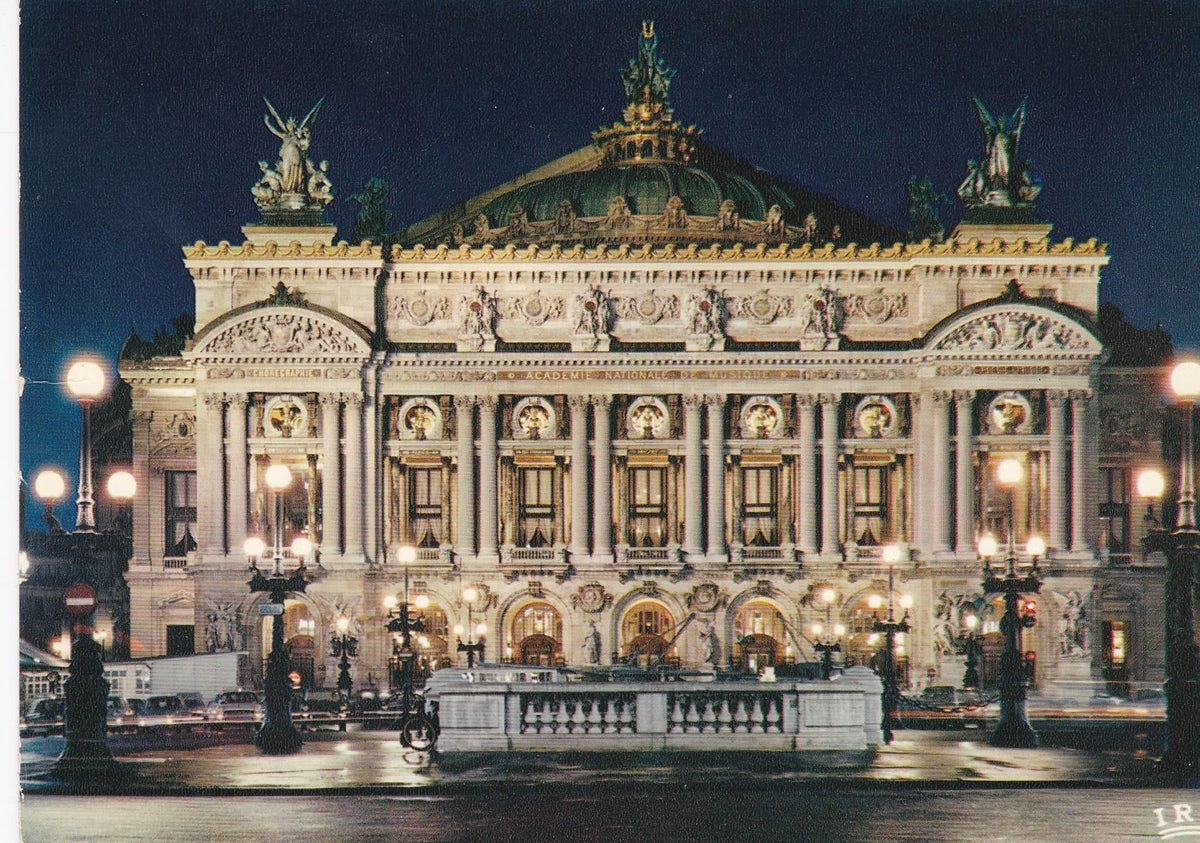 POSTAL B6472: PARIS: LA OPERA ILUMINADA