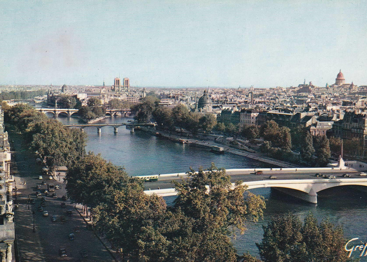 POSTAL B6477: PARIS: LES SEPT PONTS