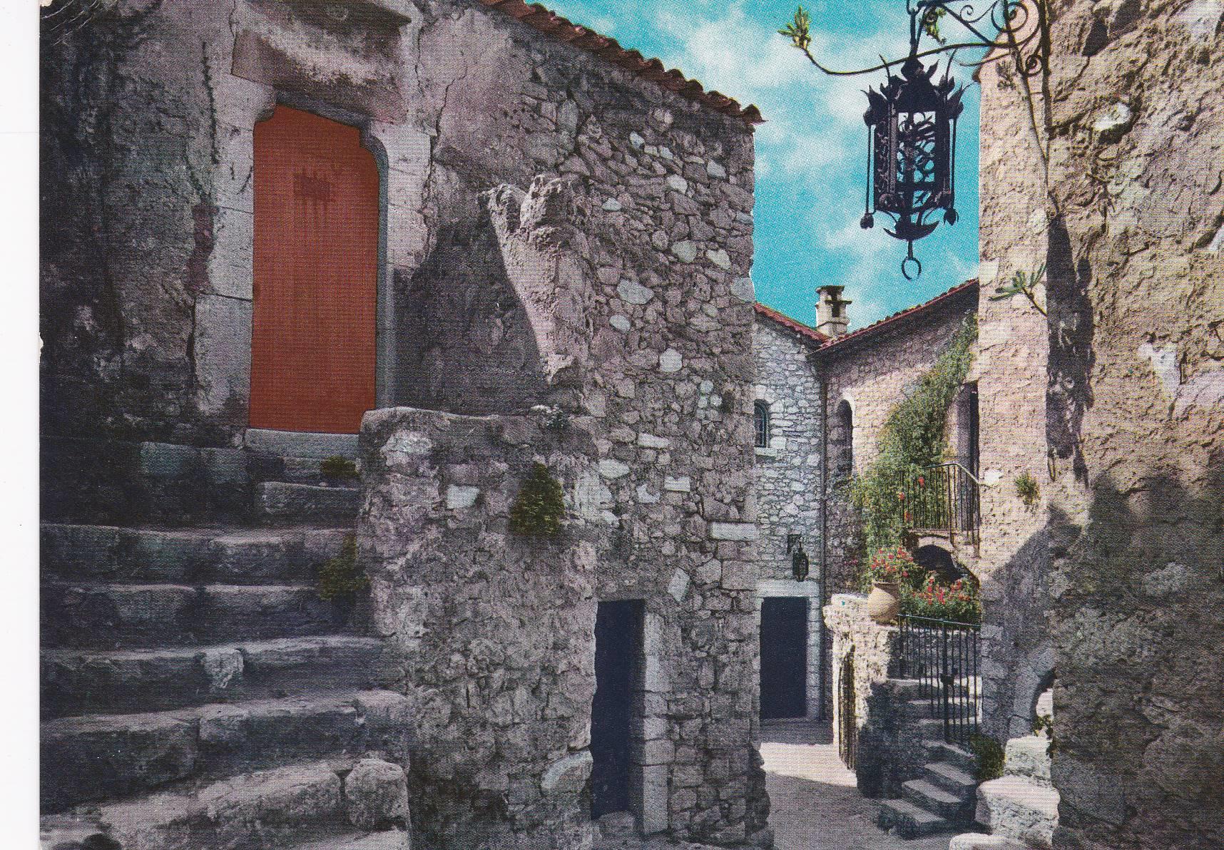 POSTAL B6493: COTE D AZUL EZE: VILLAGE