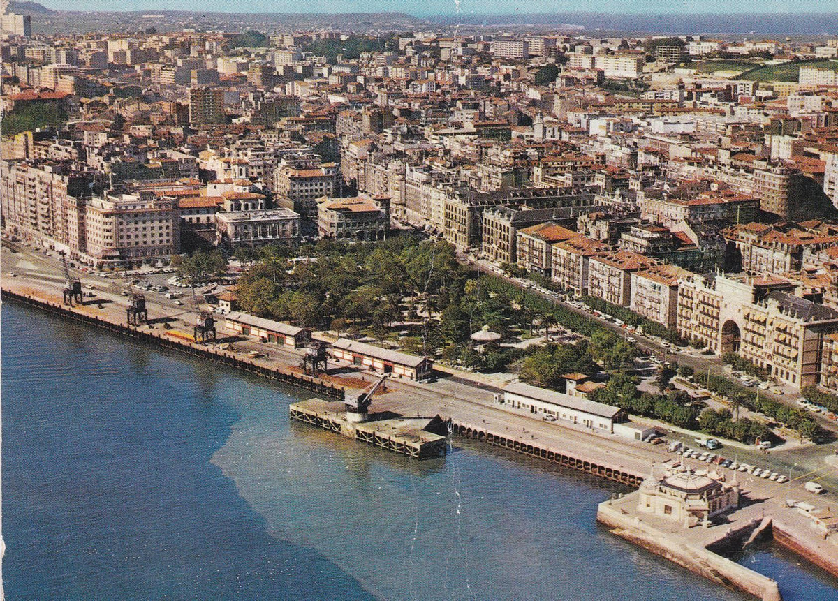 POSTAL B6494: SANTANDER: VISTA AEREA DEL MUELLE