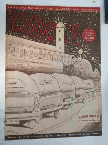 Revista: La Codorniz num 0828, 29 de septiembre de 1957- el casino de Biarritz