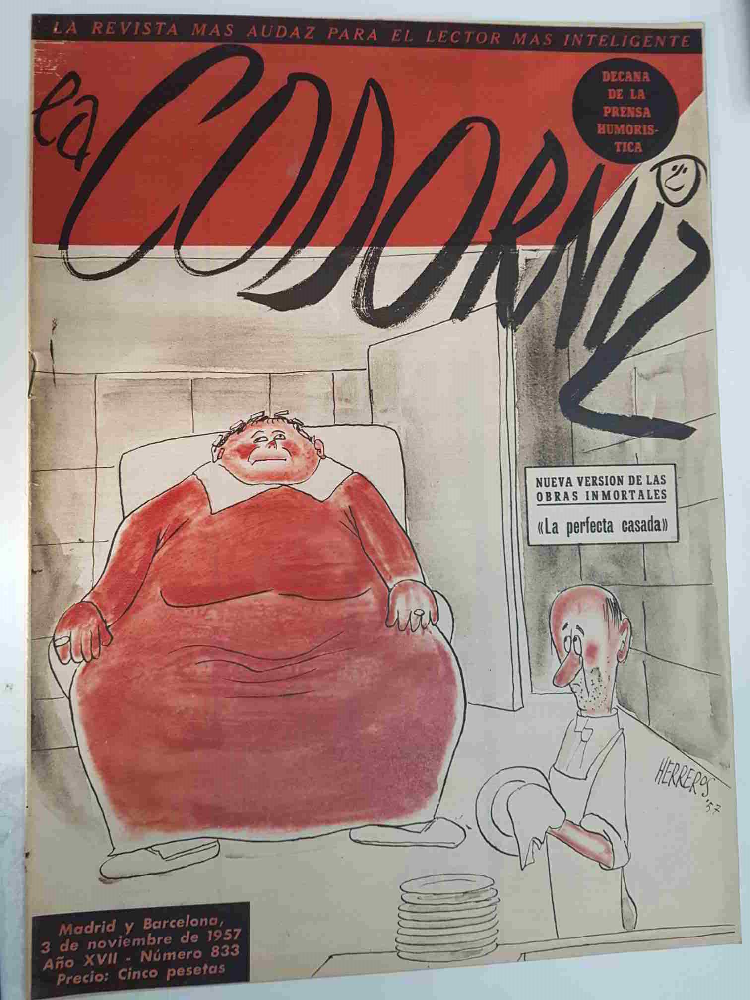 Revista: La Codorniz num 0833, 3 de noviembre de 1957- la perfecta casada