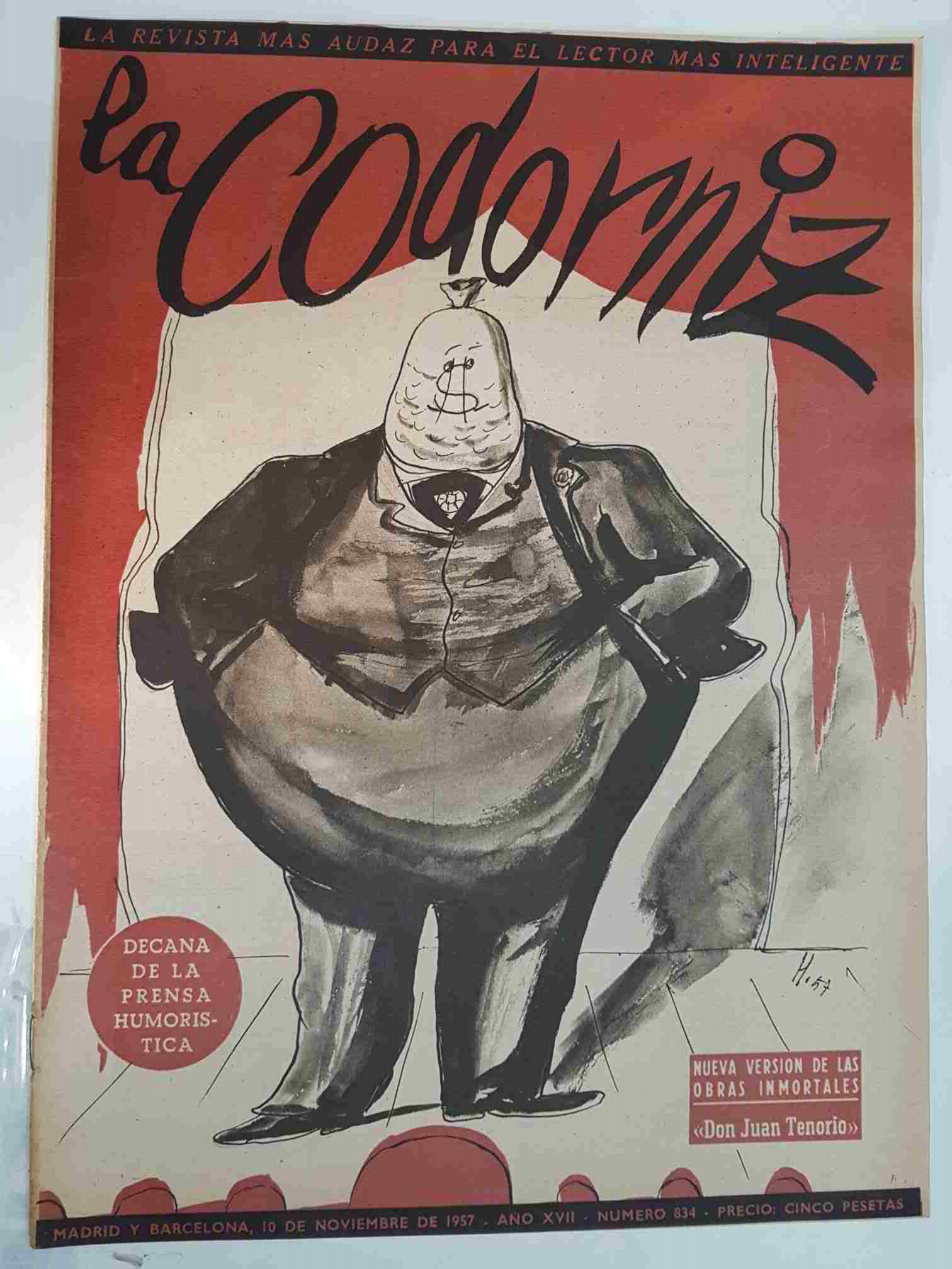 Revista: La Codorniz num 0834, 10 de noviembre de 1957- Don Juan Tenorio